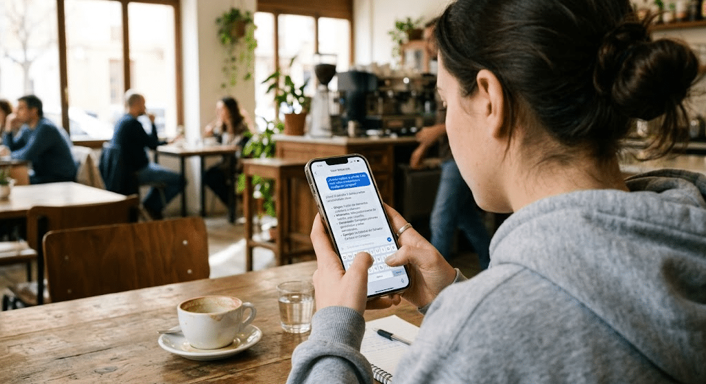 La interacción con el tutor virtual